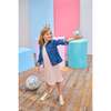 Swing Dress, Pink Crinkle Stars - Dresses - 3