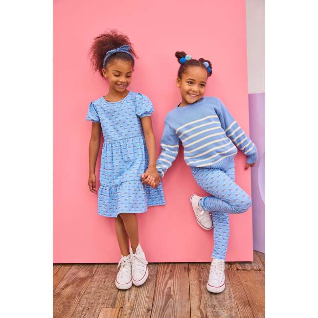 Smita Dress, Cornflower Block Print - Dresses - 3