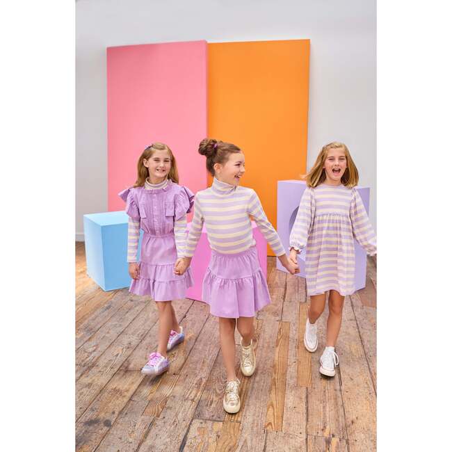 Sally Skort, Lavender Corduroy - Skirts - 3