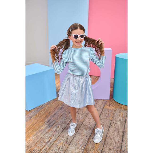Sadie Top, Icicle Stripe - Blouses - 2
