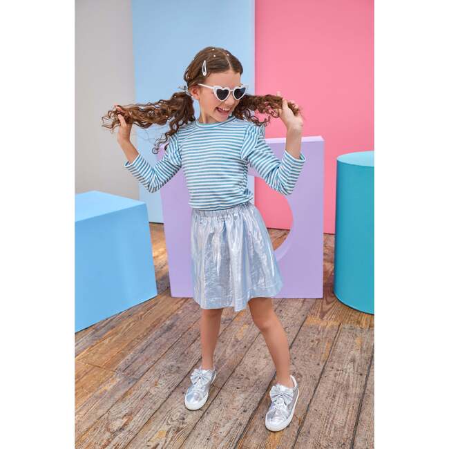 Sadie Top, Icicle Stripe - Blouses - 3