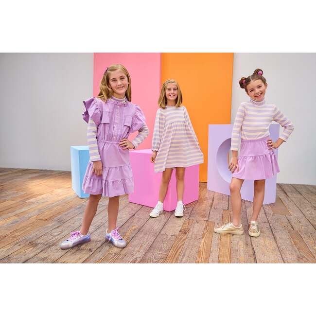 Rodeo Dress, Lavender Corduroy - Dresses - 3
