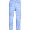 Leggings, Cornflower Block Print - Leggings - 1 - thumbnail