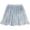Circle Skort, Blue Crinkle Stars - Skirts - 1 - thumbnail