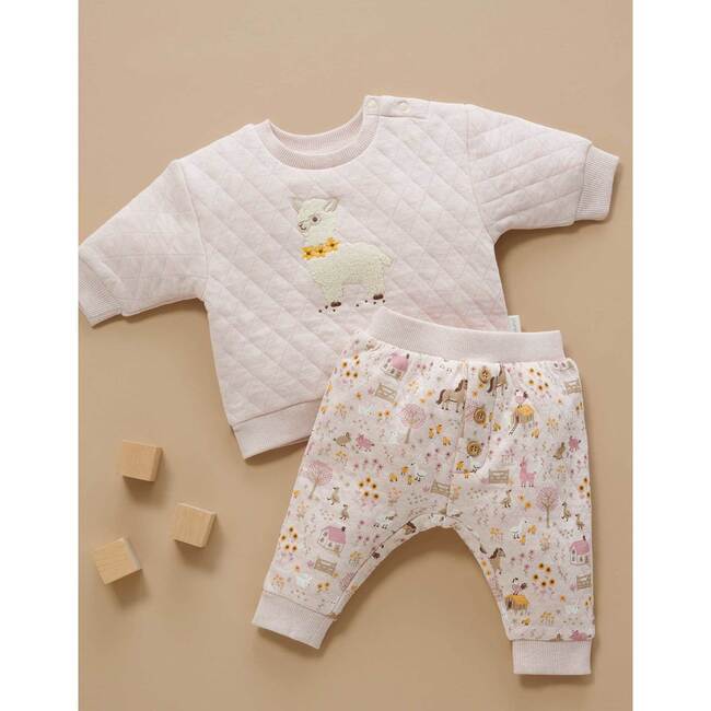 Quilted Track Set Farmhouse Print - Mixed Apparel Set - 2