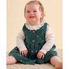 Corduroy Pinnie & Headband Set Apple Broderie - Dresses - 2