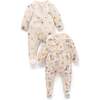 Printed Zip Growsuit Pack Farm Animals Print - Rompers - 1 - thumbnail
