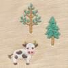 Embroidered Fleece Growsuit Farm Friends Broderie - Rompers - 7