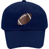 Football Baseball Hat, Navy - Hats - 1 - thumbnail