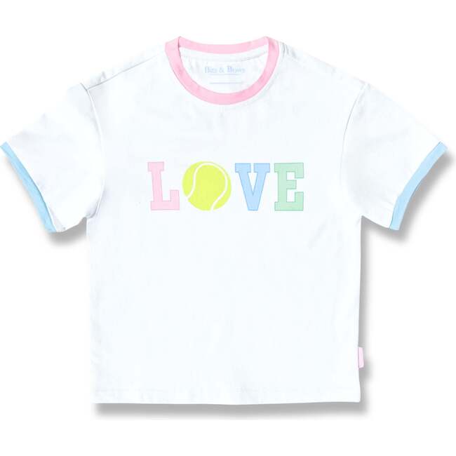 Love Tennis T-Shirt, White