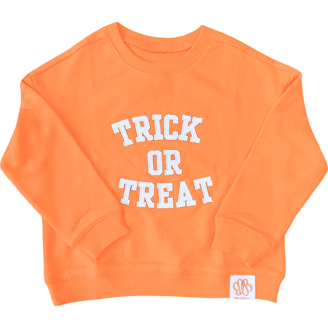 Trick-or-Treat Halloween Sweatshirt, Orange