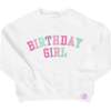 Birthday Girl Sweatshirt, White - Sweatshirts - 1 - thumbnail