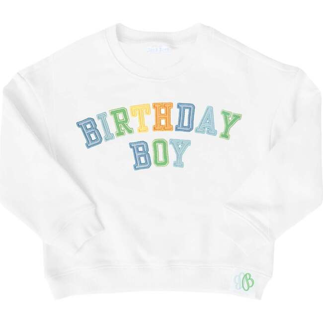 Birthday Boy Sweatshirt, White