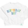 Birthday Boy Sweatshirt, White - Sweatshirts - 1 - thumbnail