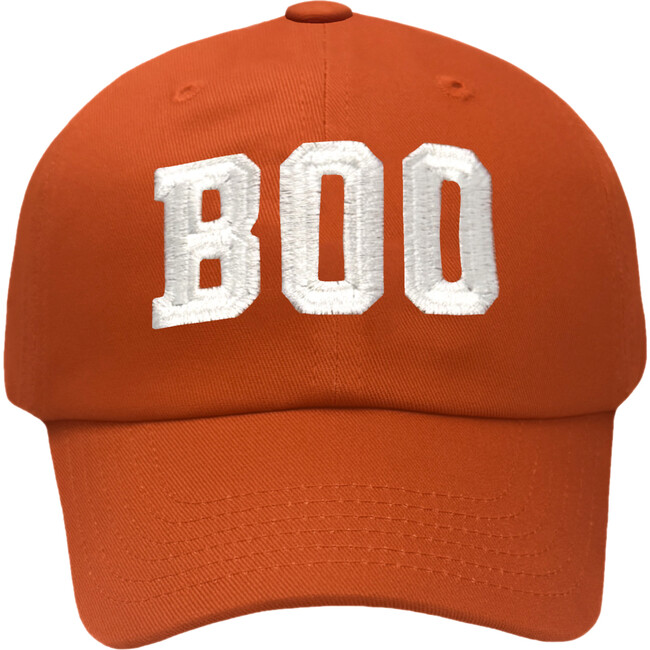 BOO Halloween Baseball Hat, Orange