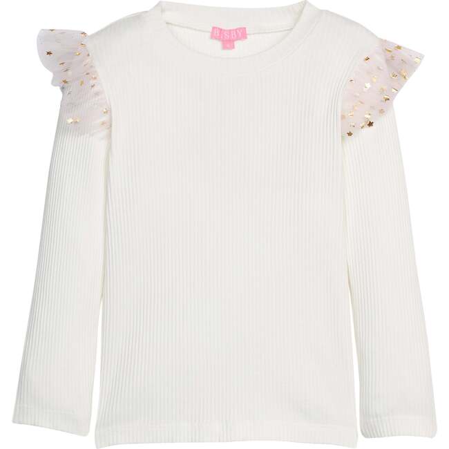 Sadie Top, Pink & Gold Sparkle Stars