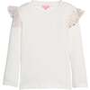 Sadie Top, Pink & Gold Sparkle Stars - Blouses - 1 - thumbnail