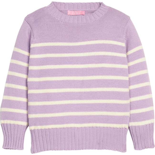 Striped Sweater, Lavender