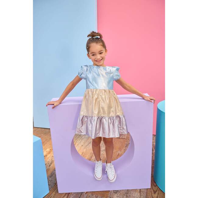 Smita Dress, Metallic - Dresses - 3