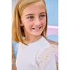 Sadie Top, Pink & Gold Sparkle Stars - Blouses - 2