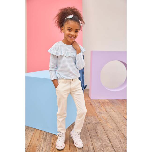 Emily Top, Pale Blue Stripe - Blouses - 2