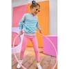 Striped Sweater, Aqua - Sweaters - 4