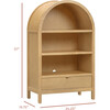 Bondi Assembled Bookcase in Honey - Storage - 5