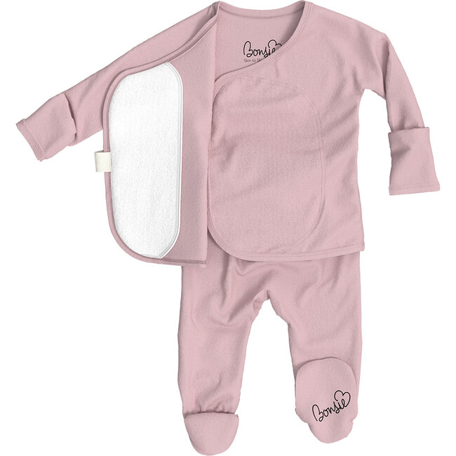 Bonsie Baby Footie, Peony - Footie Pajamas - 2