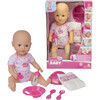 Newborn Baby: Drink & Wet - 7pc Pink - 15" Doll - Dolls - 7