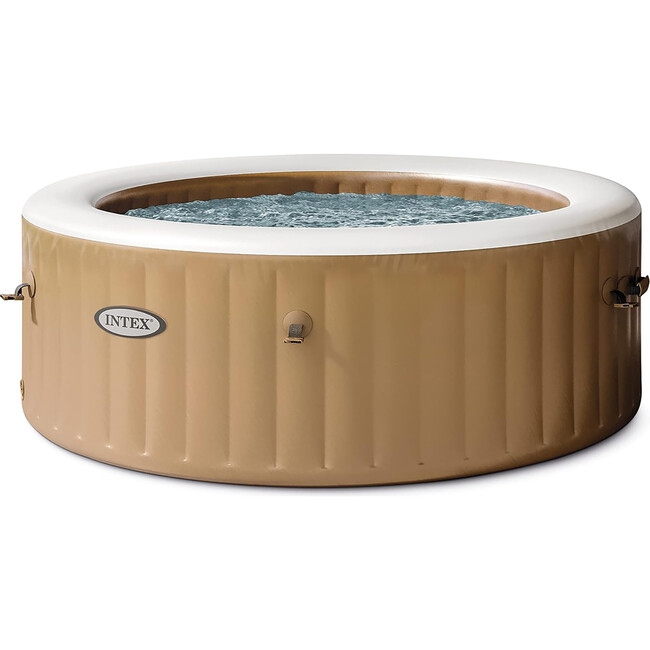 PureSpa: Sahara Tan Inflatable Hot Tub Set - 4 Person
