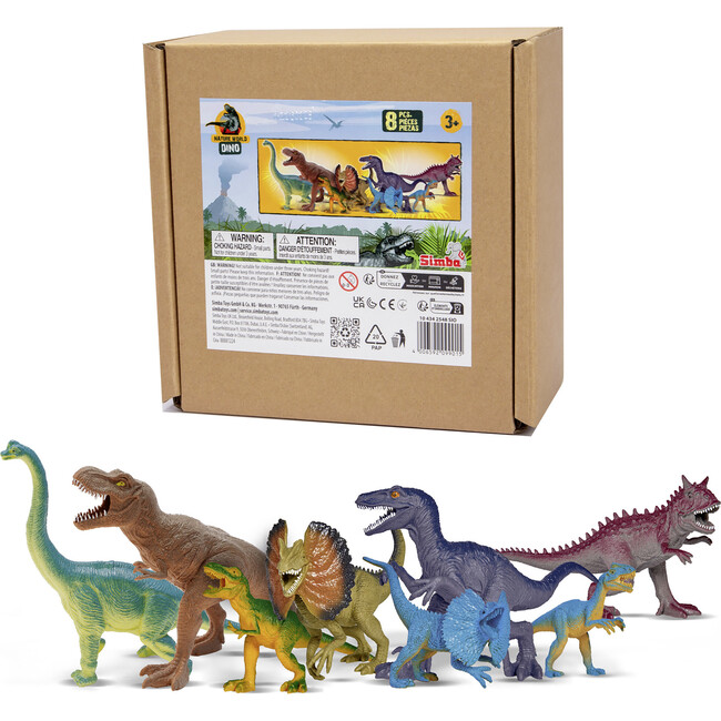 Dino Set: Big - 8pc - Action Figures - 6
