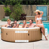 PureSpa: Sahara Tan Inflatable Hot Tub Set - 6 Person - Water Toys - 3