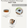 PureSpa: Sahara Tan Inflatable Hot Tub Set - 4 Person - Water Toys - 5