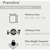 Premaire I: Elevated Airbed - Full - Air Mattresses - 5