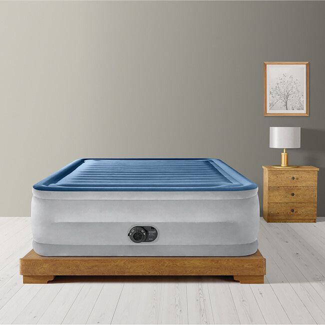 Dura-Beam: Comfort-Plush Air Mattress 22" Queen - BLUE EXCLUSIVE - Air Mattresses - 5
