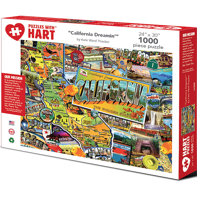 California Dreamin' - 1000 Piece Puzzle