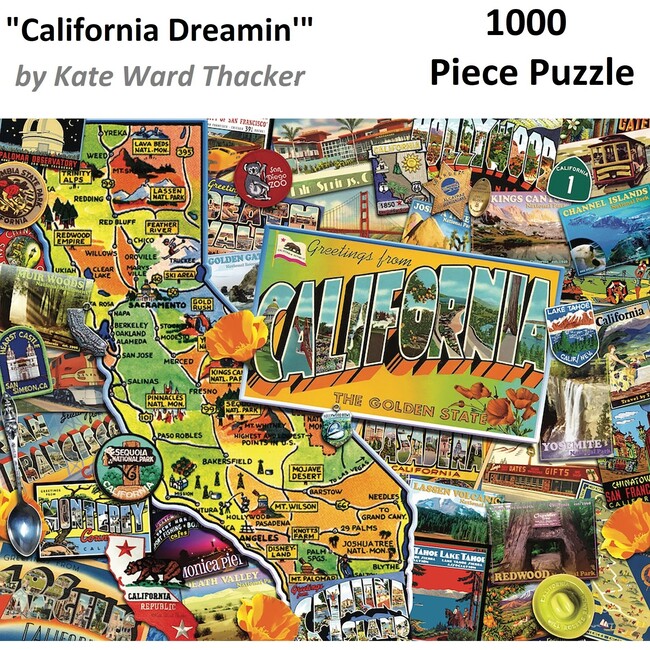 California Dreamin' - 1000 Piece Puzzle - Puzzles - 2