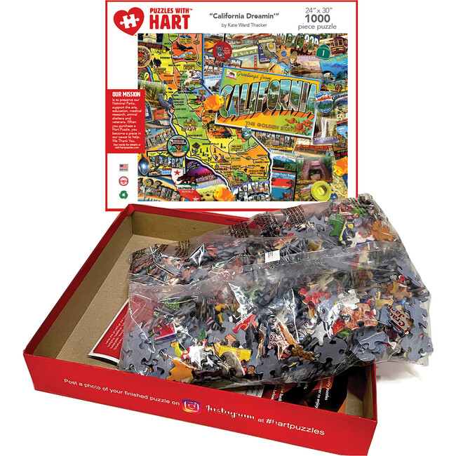 California Dreamin' - 1000 Piece Puzzle - Puzzles - 3