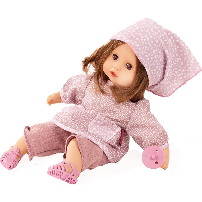 Muffin: 13" Soft Doll - Soft Mood - Brown Hair