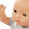 Maxi Aquini To Dress: 16.5" Bath Doll - Grey Stripe - Dolls - 2