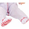 Muffin: 13" Soft Doll - Bald Boy - Red White & Blue Footed Pajamas - Dolls - 5