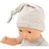 Maxi Aquini To Dress: 16.5" Bath Doll - Grey Stripe - Dolls - 3