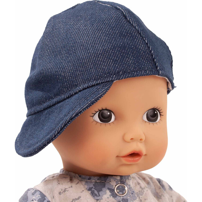 Little Aquini: 12" Drink & Wet Bath Doll - Boy Navy - Dolls - 3