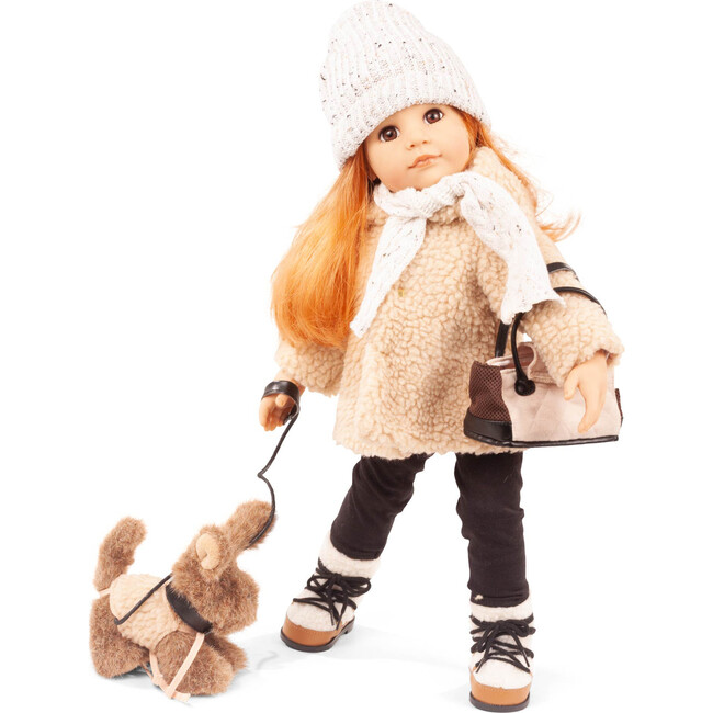 Hannah: 19.5" Standing Doll - Loves Her Puppy Dog