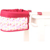 Doll Table Seat: Hook On - Pink Flowers - Doll Accessories - 2