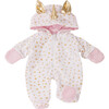Doll Onesie: Pajama Sleeper - Unicorn - Doll Accessories - 1 - thumbnail