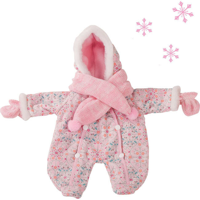 Doll Outfit: Winter Snow Suit Cuddly - 3 pc - Doll Accessories - 3
