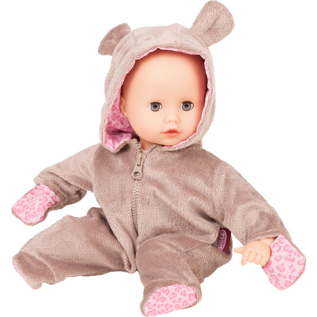 Doll Onesie: Pajama Sleeper - Teddy - Doll Accessories - 4