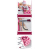 Doll Table Seat: Hook On - Pink Flowers - Doll Accessories - 5