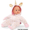 Doll Onesie: Pajama Sleeper - Unicorn - Doll Accessories - 3